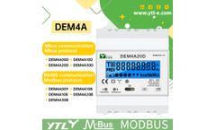 YTL - Model DEM4A - Mbus communication three phase electricity meter