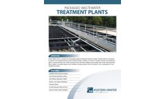 Package Wastewater Treatment Plants - Brochure