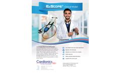 E-Scope - Model 718-7700 - Electronic Stethoscope - Brochure