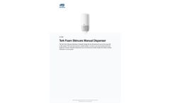 Tork Foam Skincare Manual Dispenser - Brochure