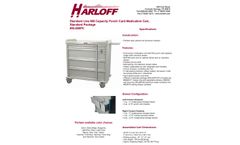 Harloff - Model SL600PC - Punch Card Medication Cart - Brochure