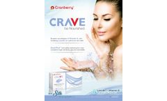 Cranberry CRAVE - Model 3550 Series - Nitrile Powder Free Exam Gloves - Technical Sheet