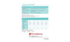 Cranberry AquaPrene - Model 3020 Series - Chloroprene Powder-Free Exam Gloves - Brochure