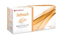 Cranberry - Model Softouch - Vinyl Powder Free Examination Gloves