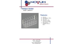 Novum - Model S-BPWH-01 - Bedpan Rack - Brochure