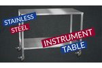 Stainless Steel Surgical Instrument Tables by Novum Medical Products - Video