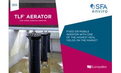 Europelec - TLF Aerator - Low Speed Surface Aerator - Brochure
