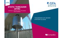 Europelec - Static Thickener - Thickening of Sewer Station Sludge - Brochure