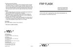 FRP FLASK - Instructions for Use