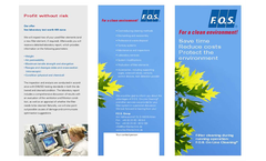 F.O.S. On-Line Cleaning Flyer Brochure