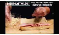 DASH Polyethylene Gloves - Video