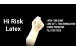 HI-RISK LATEX GLOVES - Video