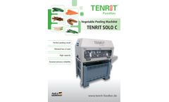 Tenrit Solo - Model C - Carrot Peeling Machine - Brochure