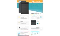 Spring DualSun - Shingle Black Hybrid Solar Panels - Brochure