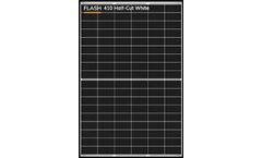 Flash - Model 410 - Half-Cut White Photovoltaic Panel