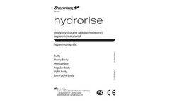Zhermack - Hydrorise Monophase - Brochure