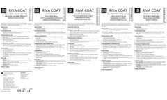 riva coat - Light Cured Coating Material for Glass Ionomer Products - Brochure