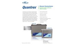 Quantrex - Model PC3 - Stainless Steel Ultrasonic Cleaning Systems - Brochure