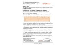 Cellomics - Model EZ - Transfx Transfection Reagent - Brochure