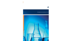 Analytical solutions for Laboratories- Brochure