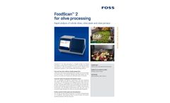FOSS FoodScan 2 - Machine for Olive Processing Brochure