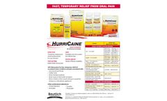 Hurricaine - Topical Anesthetic Gel – Strawberry - Brochure