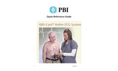 PBI - Model QRS-Card - Digital PC Holter ECG Recorder - Brochure