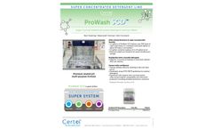 ProWash SCD - Super Concentrated Instrument Detergent and Cart Wash - Brochure