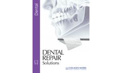 MatrixDerm - Long Resorption Time Dental Membrane - Brochure
