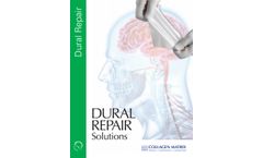 DuraMatrix Suturable - Collagen Dura Membrane - Brochure
