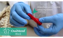 Collagen Matrix - Orthopaedic OssiMend Block - Product Demo - Video