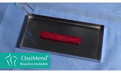 Collagen Matrix - Spine OssiMend Bioactive Moldable Strips - Product Demo - Video
