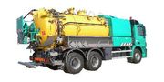 Combined Hasardous Liquid Waste Pumping and Transport Vehicle