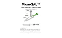 Micro-SAL - Small Animal Saliva Collection Kit for Animals Brochure