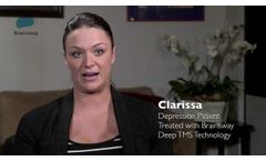 Female Depression Patient Treated by Brainsway Deep TMS Technology - Video