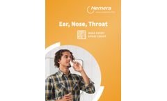 Pumps and Actuators for Ear, Nose, Throat Delivery - Brochure