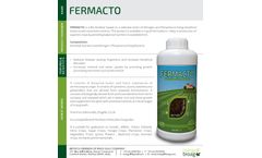 Indogulf-BioAg - Model FERMACTO - Bio Fertiliser - Brochure