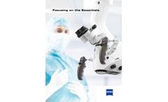 Zeiss OPMI Vario - Model 700 - Multi-Discipline Surgical Microscope - Brochure