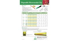 Bear TK Series Disposable Microvascular Clip Brochure