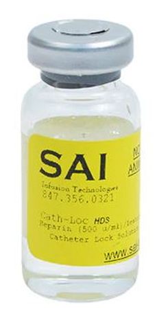 SAI - Model HGS-10 - Glycerol and Heparin Dextrose Catheter