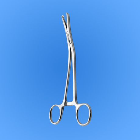 Surgipro - Model SP0-206 - Angled Surgical Atraumatic Tenaculum Forceps