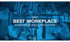Best Workplaces in Manufacturing & Production 2021 - Video