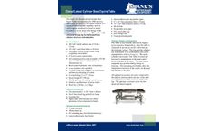Shank - Dorsal / Lateral Cylinder Base Equine Table - Brochure