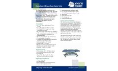 Shank - Dorsal/Lateral Scissor Base Equine Table- Brochure