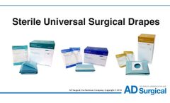 Universal Sterile Surgical Drapes covers surgical procedures for effective protection. - Video