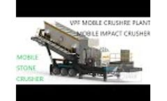 VPF Mobile Crushing Plant - China Vanguard customized production plant in the mining industry