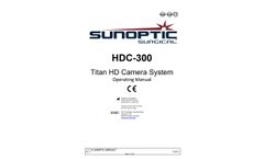 Sunoptic HDC-300 Headlight Surgical Camera Brochure