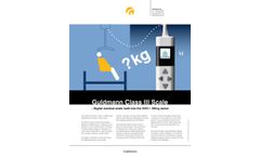 Guldmann Class III Scale Datasheet
