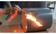 What is the burning of flame-retardant polypropylene duct?