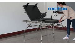 Gynaecological Couch Stainless Steel MC-C05 - Video